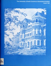 The University of North Carolina at Greensboro / bulletin [Catalog issue for the year 1984-1985]