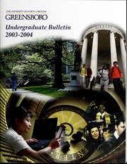 The University of North Carolina [at] Greensboro one-hundred-and-twelfth annual undergraduate catalog 2003-2004 [Catalog issue for the year 2002-2003]