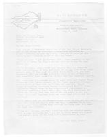 Letter from J. S. Longdon to SGA President Anne Prince
