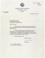 Response Letter from Governor Dan Moore to Elmer D. Yost