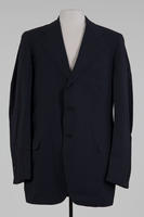 Black wool tuxedo jacket