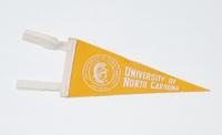 Mini-Pennant, gold with white "University of North Carolina," n.d