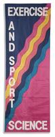 Banner, multi-colored HHP banner,"EXERCISE, SPORTS, SCIENCE"