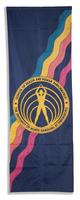 Banner, multi-colored HHP banner,"SCHOOL OF HEALTH AND HUMAN PERFORMANCE"