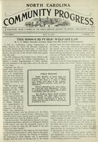 North Carolina community progress [May 15, 1921]