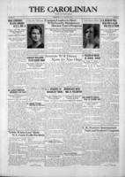 The Carolinian [January 15, 1931]