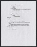 Student Government Association meeting minutes, 2007