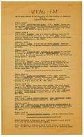 WUAG classical program schedule, March 7-18, 1966