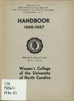 Woman's College of the University of North Carolina student handbook 1946-1947