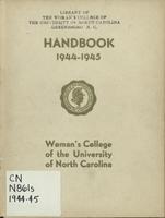 Woman's College of the University of North Carolina student handbook 1944-1945