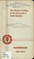 Woman's College of the University of North Carolina student handbook 1941-1942