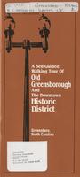 A self-guided walking tour of Old Greensborough and the Downtown Historic District