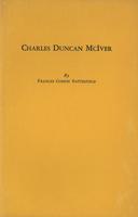 Charles Duncan McIver, 1860-1906