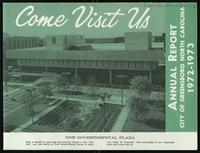 Annual report and map, City of Greensboro, North Carolina 1972-1973