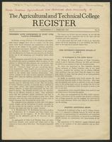 The Agricultural and Technical College register [February 1927]