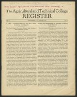 The Agricultural and Technical College register [January 1927]