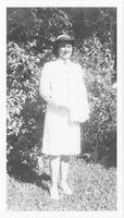 Bonnie James Baxter in white service dress uniform