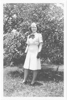 Bonnie James Baxter in working uniform
