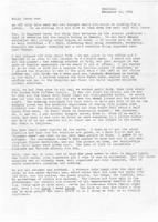 Letter from Ella regarding Pearl Harbor