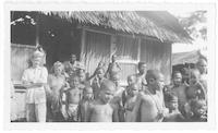 Jean Holdridge Reeves with indigenous children