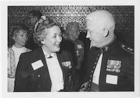Mary Cannon with Gen. Micheal Ryan
