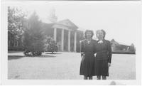 Marie Lanou and Eileen Welch at Walter Reed General Hospital