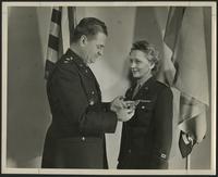 Lieutenant Colonel Westray Battle Boyce receiving the United States Army's Legion of Merit