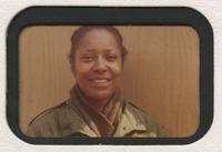 Photograph of Private First Class Francine Fisher in Korea