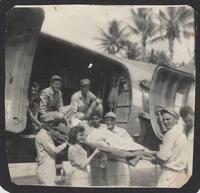 Evacuation crew in Guadalcanal