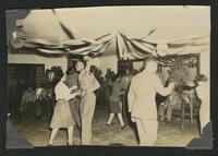 African American WAACs or WACs and soldiers at a party