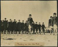 Offical United States Army Signal Corps photograph of African American WAACs marching