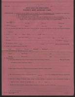 Application For Enrollment : Women's Army Auxiliary Corps