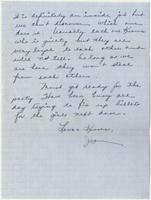 Letter from Jean Holdridge Reeves to Kay