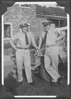 Commander Ray Alexander and Lieutenant Herb Thornton, Australia, 1944
