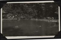 U.S. Navy swimming pool in Hollandia, New Guinea, 1945