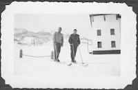 Ski instructors at Kanko Hotel, Akakura, Japan, 1946
