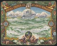 Certificate from the Royal Order of Atlantic Voyageurs