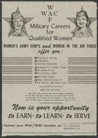 Military careers for qualified women