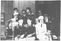 Mary Jane DeWan and group leave for Ft. Leavenworth