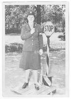 Dorothy Jordan at crosswalk