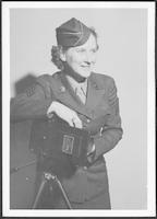 Bernice Moran Miller with camera