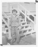 June Neely Baker in work uniform