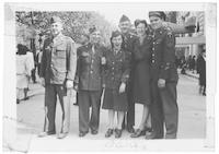 WACs and soldiers in Paris on V-E Day
