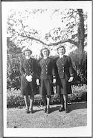 Three navy nurses