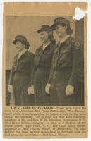 Newspaper clipping about Helen Bolling Potts' overseas service