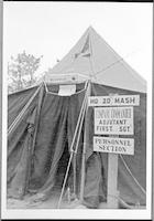 Headquarters tent of the 2nd MASH