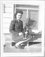 Kathryn F. Wakefield and dog