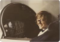 Barbara W. Kucharczyk in an airplane cockpit